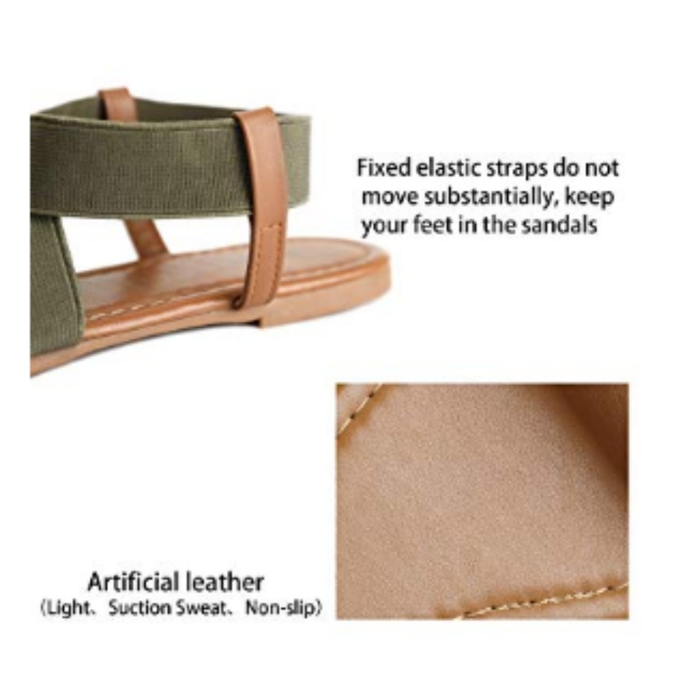 🆕Women's Flat Criss-Cross Sandals - Picture 6 of 8